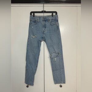 Levi's Light Blue Distressed 501 S Skinny Jeans from Premium Line